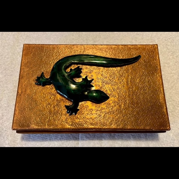 Copper Trinket Box - Picture 1 of 3